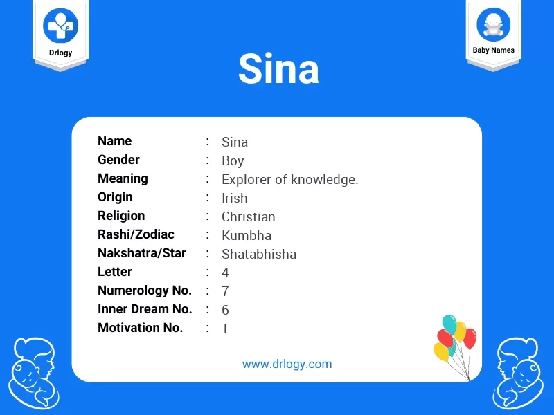 Sina Name Meaning
