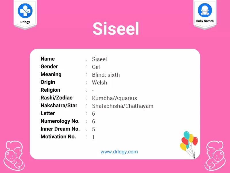 Siseel Name Meaning