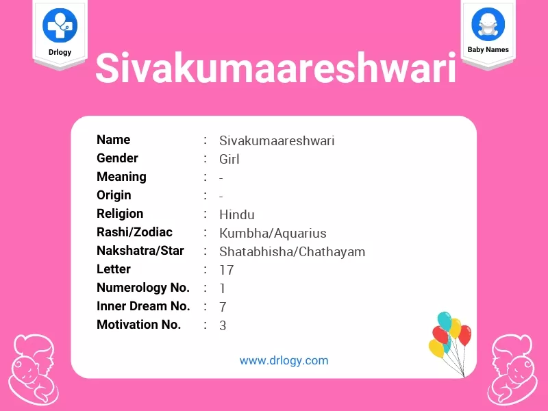 Sivakumaareshwari Name Meaning