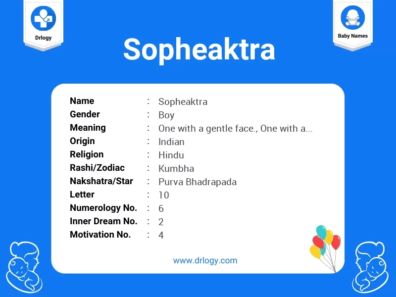 Sopheaktra Name Meaning