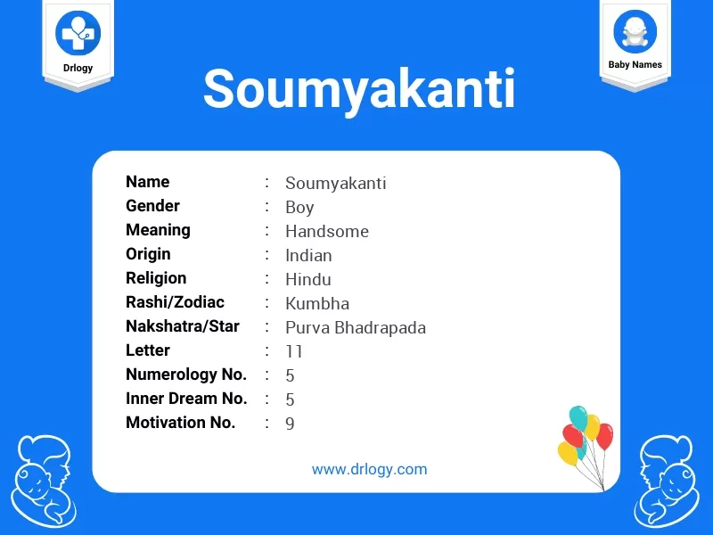 Soumyakanti Name Meaning