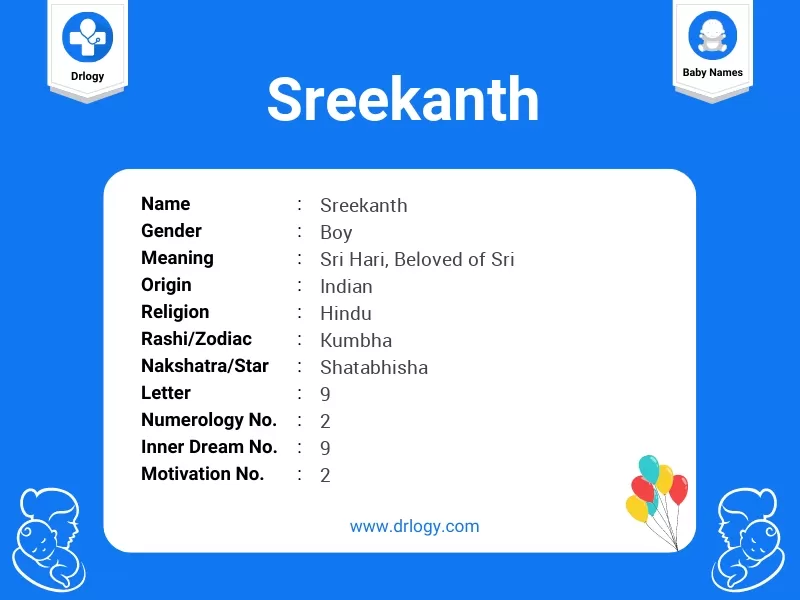 Sreekanth Name Meaning