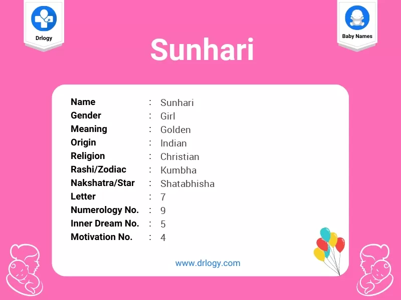 Sunhari Name Meaning