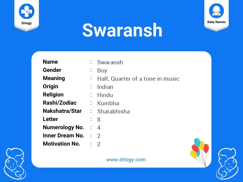 Swaransh Name Meaning
