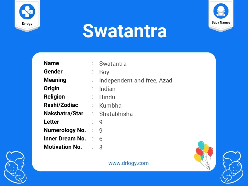 Swatantra Name Meaning