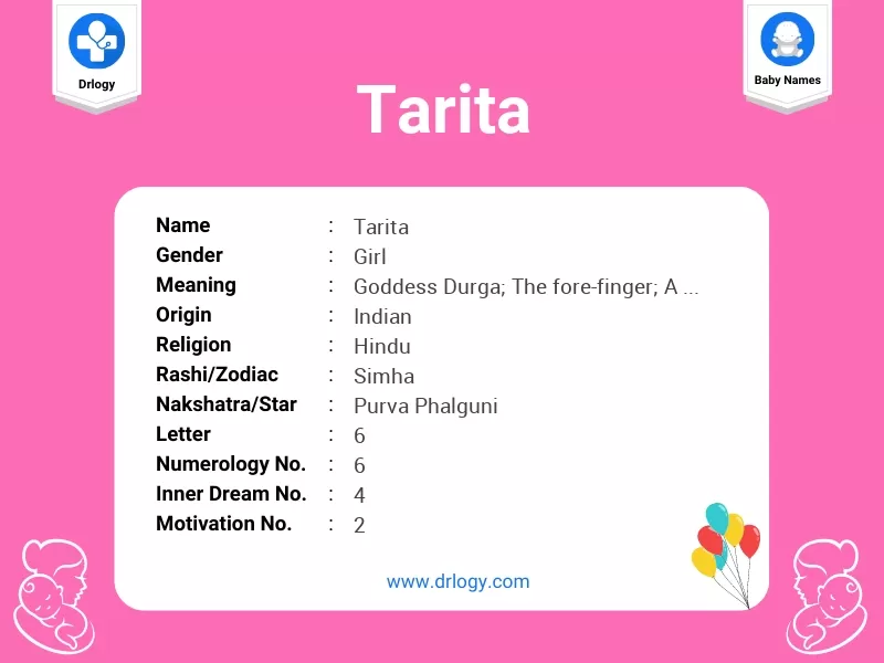 Tarita Name Meaning