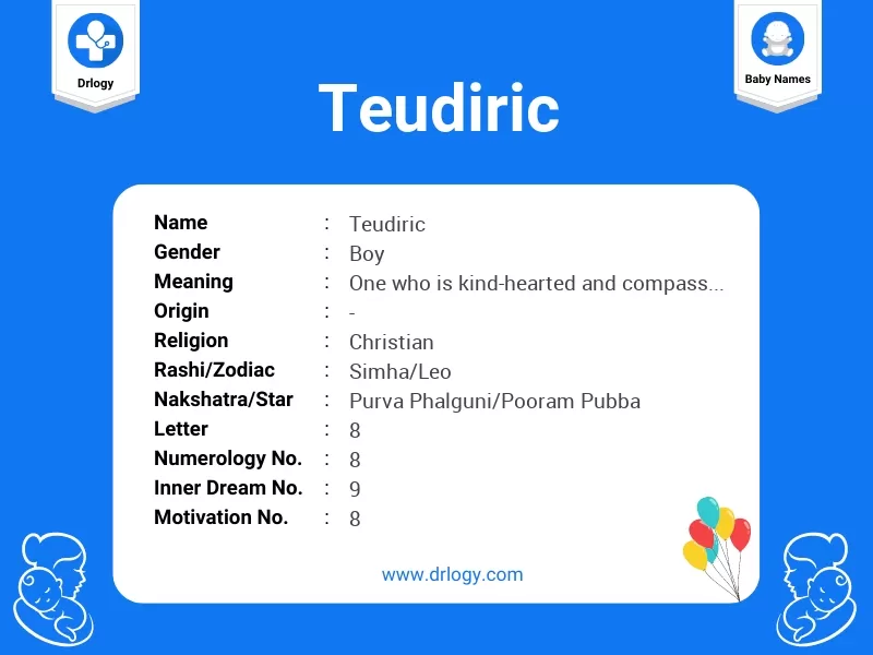 Teudiric Name Meaning
