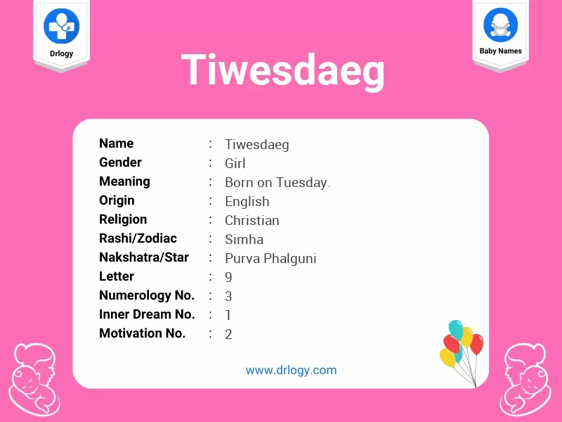 Tiwesdaeg Name Meaning