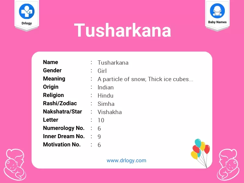 Tusharkana Name Meaning