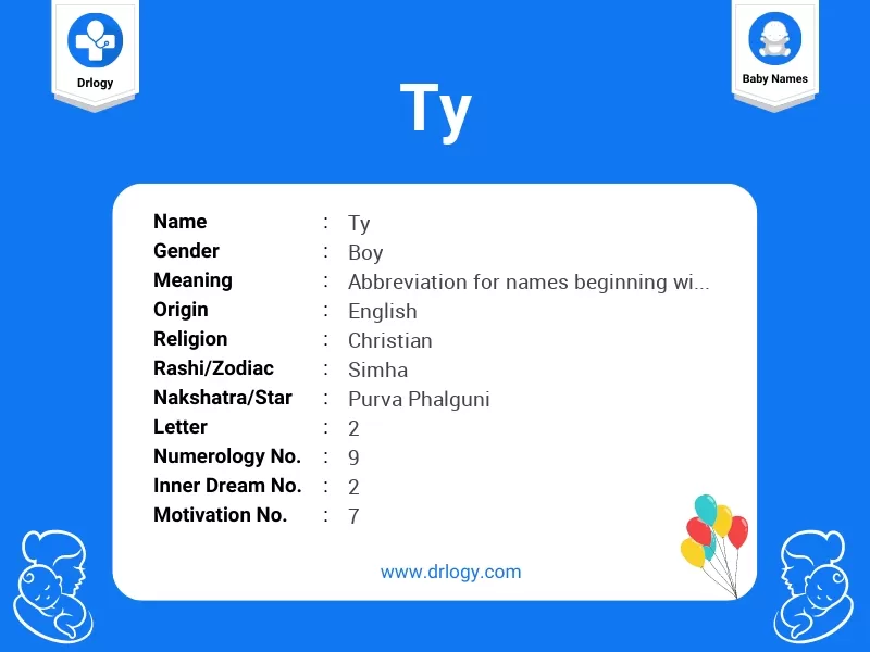 Ty Name Meaning