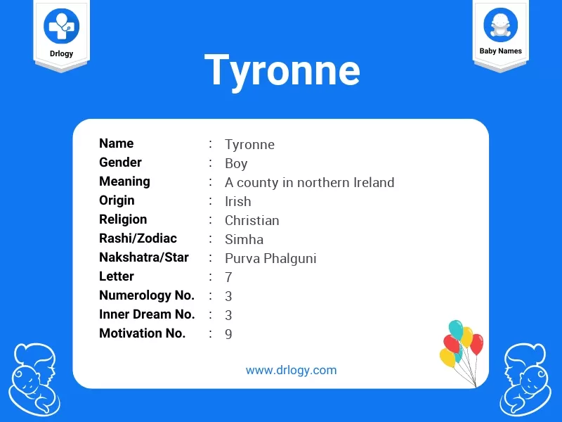 Tyronne Name Meaning