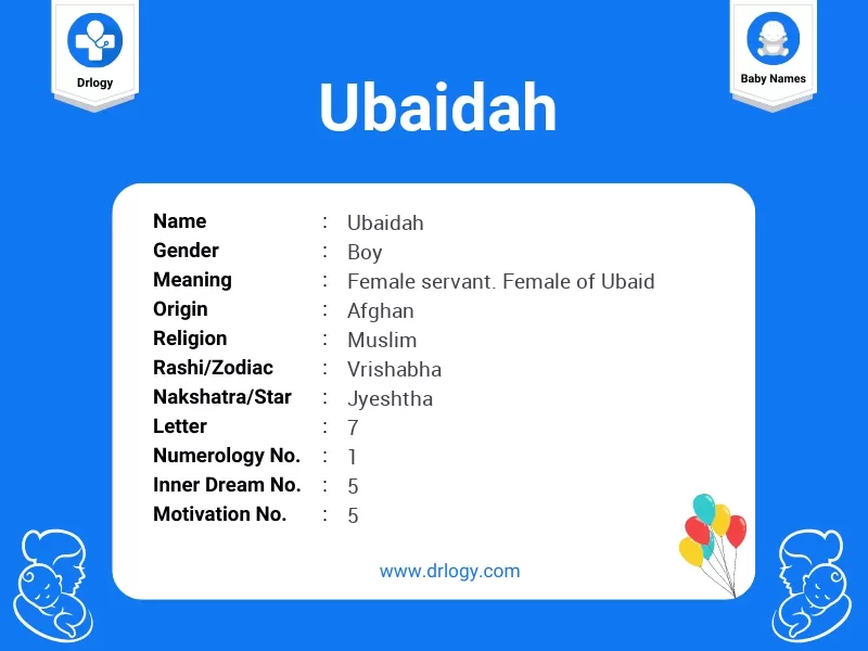 Ubaidah Name Meaning