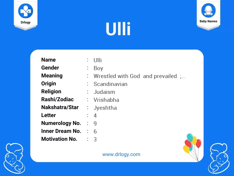 Ulli Name Meaning