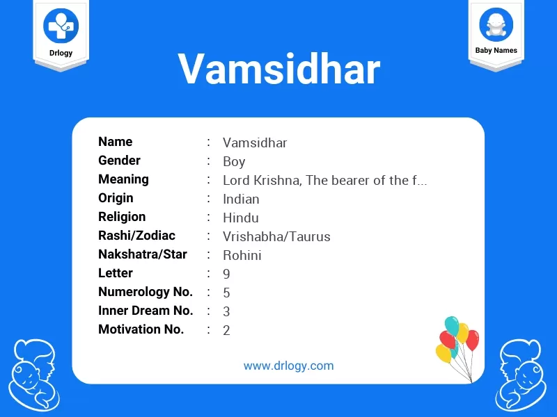 Vamsidhar Name Meaning