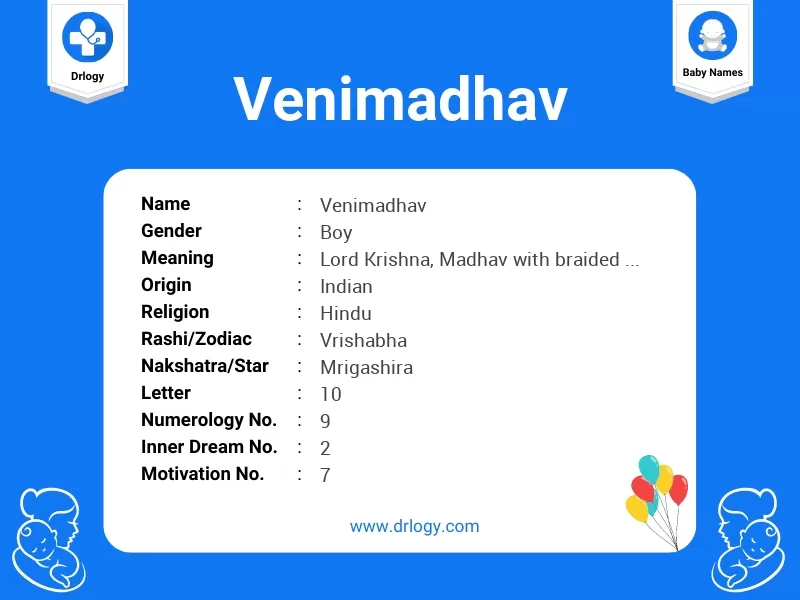 Venimadhav Name Meaning