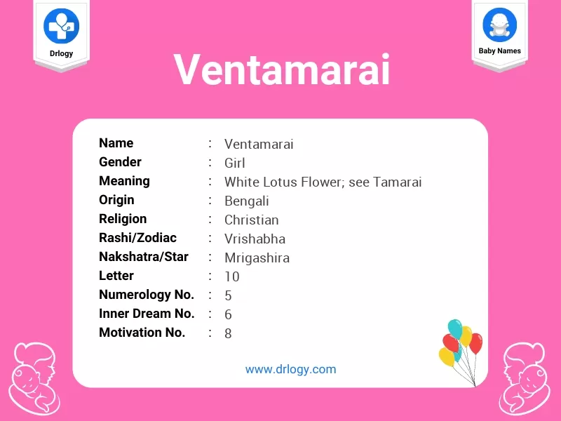Ventamarai Name Meaning