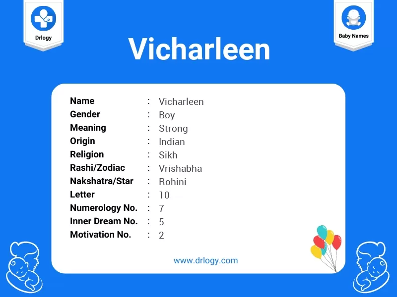 Vicharleen Name Meaning