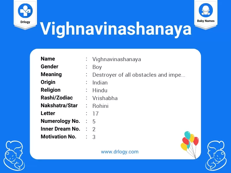 Vighnavinashanaya Name Meaning