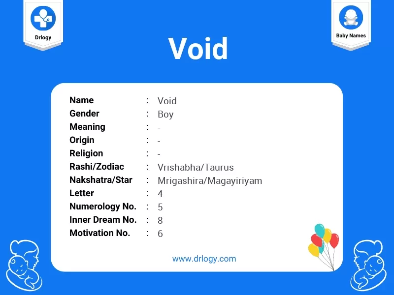 Void Name Meaning