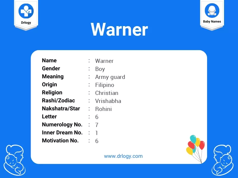 Warner Name Meaning