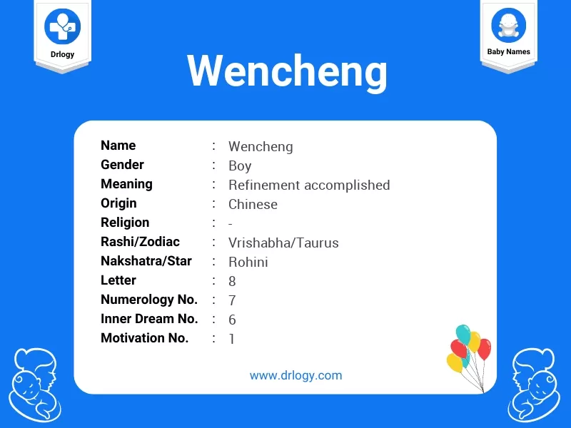 Wencheng Name Meaning