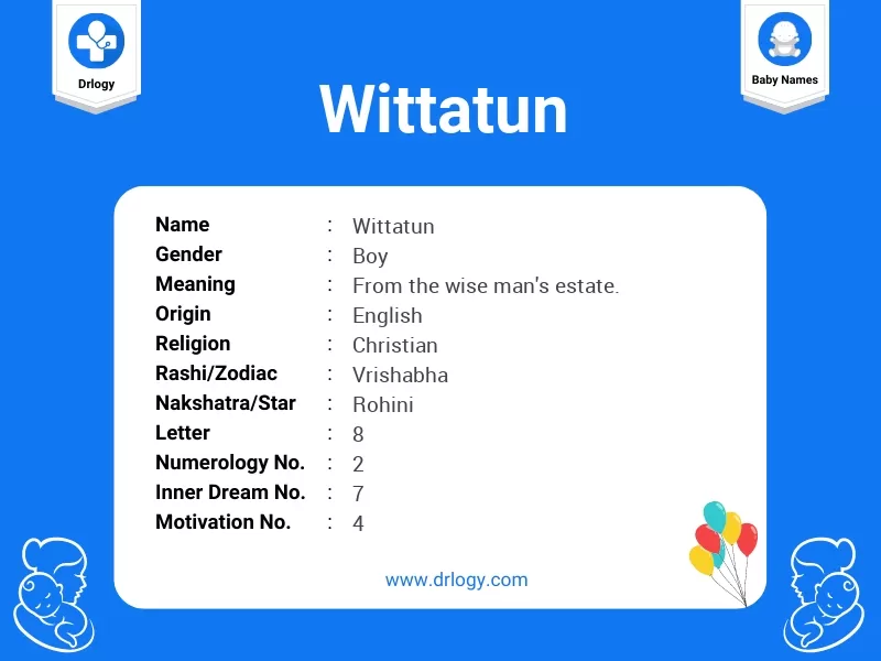 Wittatun Name Meaning