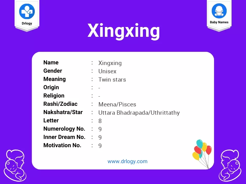 Xingxing Name Meaning