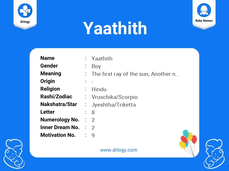 Yaathith Name Meaning