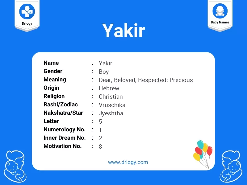 Yakir Name Meaning