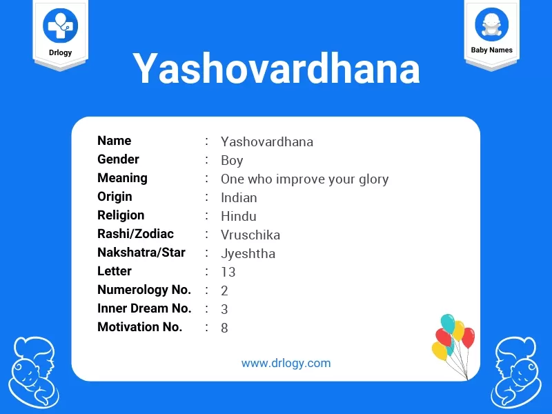 Yashovardhana Name Meaning