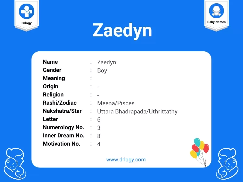 Zaedyn Name Meaning