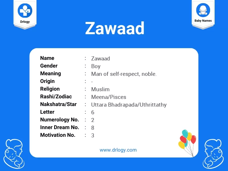 Zawaad Name Meaning