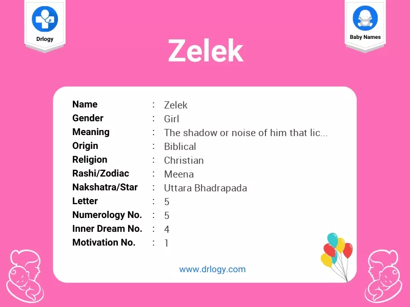 Zelek Name Meaning
