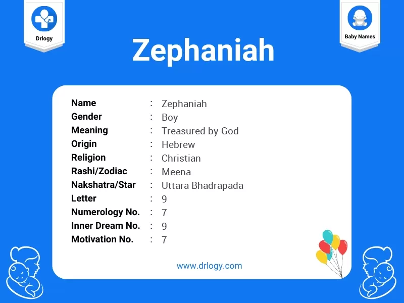 Zephaniah Name Meaning