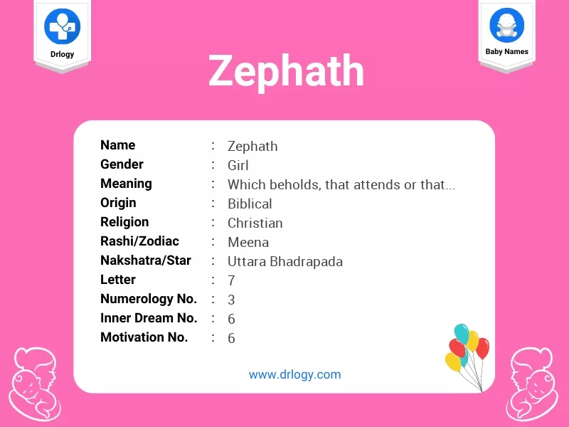 Zephath Name Meaning
