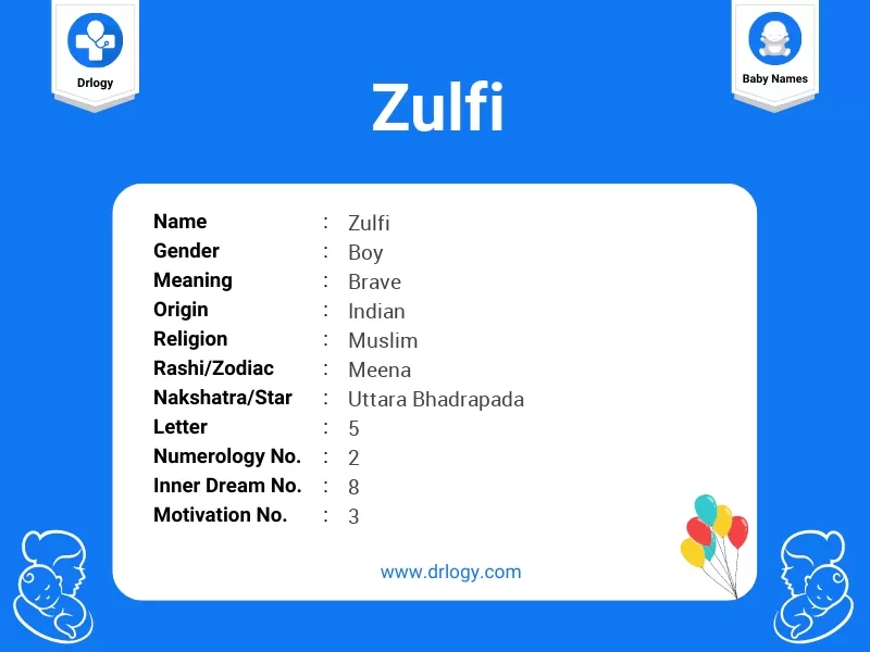 Zulfi Name Meaning