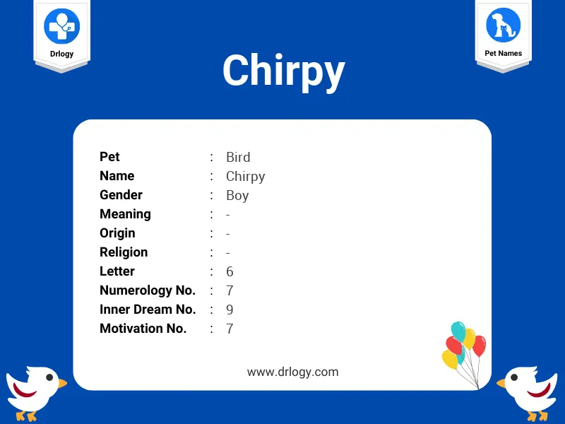 Chirpy Name Meaning