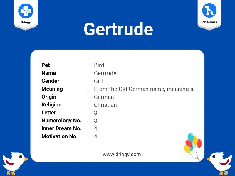 Gertrude Name Meaning