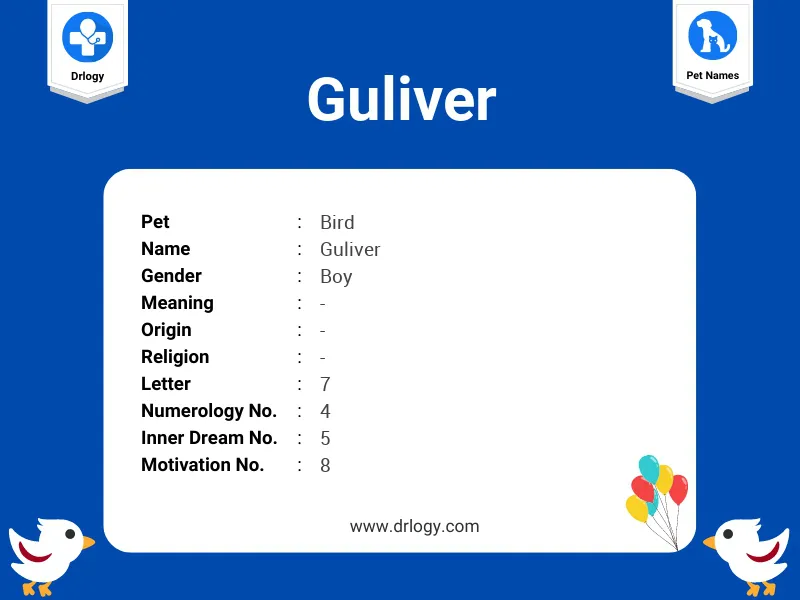 Guliver Name Meaning
