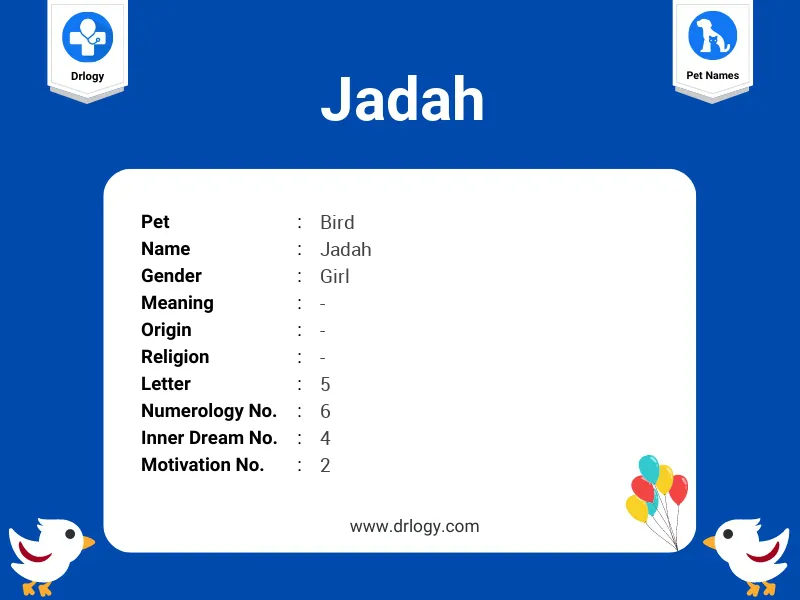 Jadah Name Meaning