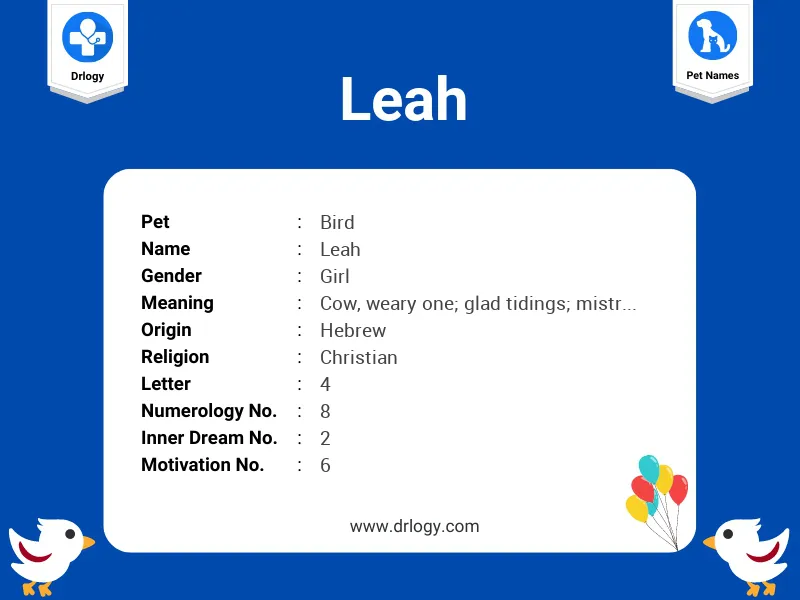 Leah Name Meaning