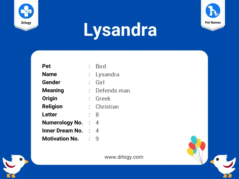 Lysandra Name Meaning