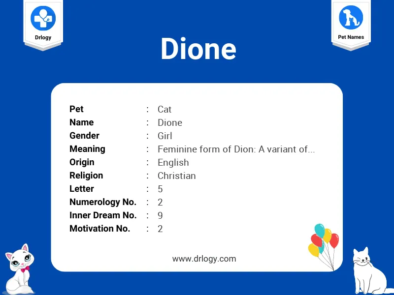 Dione Name Meaning