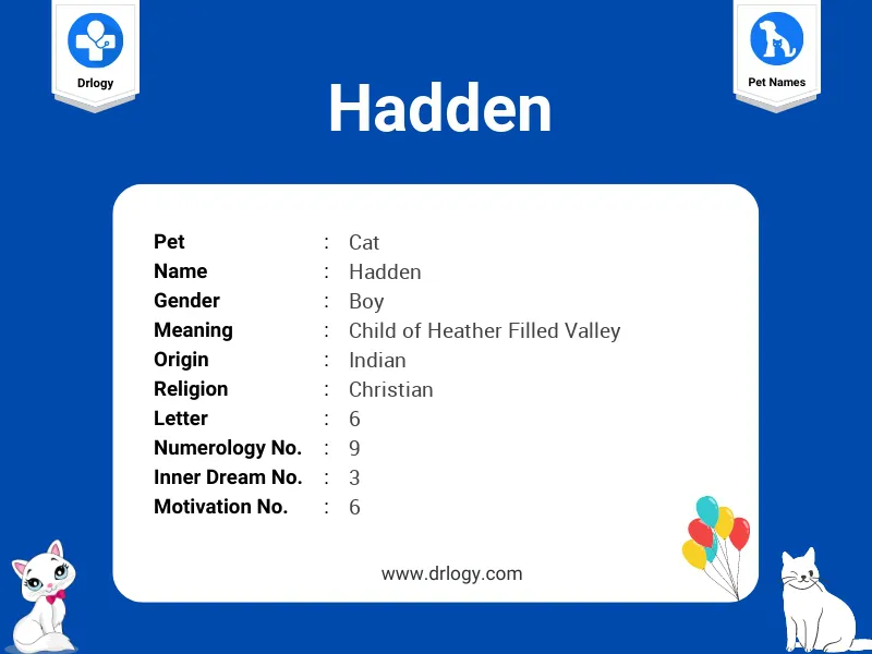 Hadden Name Meaning