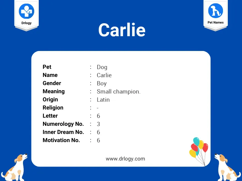 Carlie Name Meaning