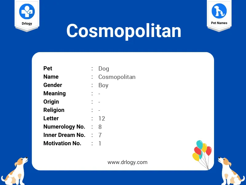 Cosmopolitan Name Meaning