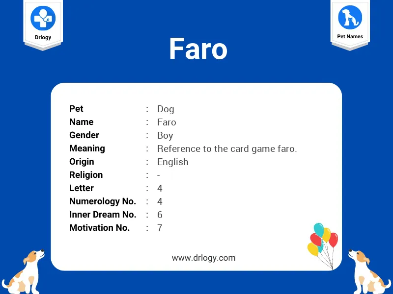 Faro Name Meaning