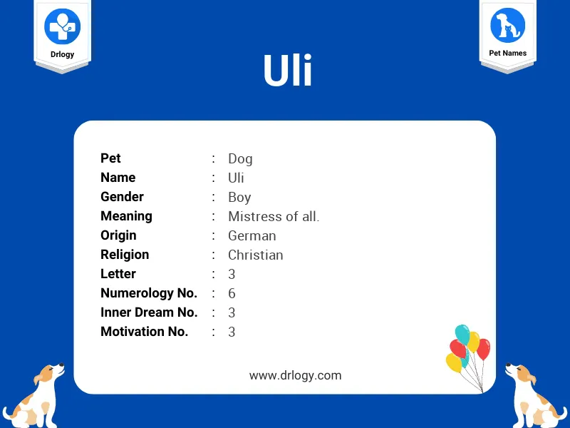 Uli Name Meaning