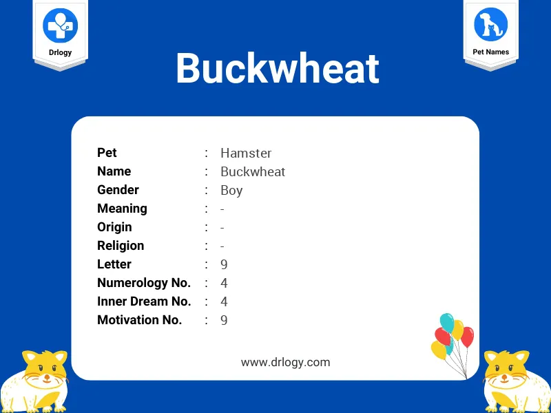 Buckwheat Name Meaning