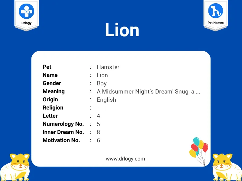 Lion Name Meaning